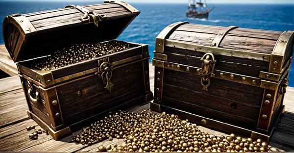 Coffres au trésor pirate : une touche d'aventure à votre jeu